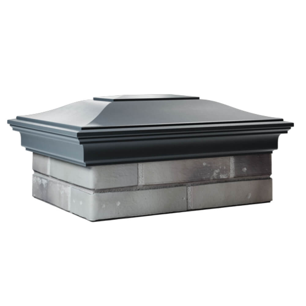 Колпак Zking Монблан Серый на столб 2х1.5 кирпича (515х385мм) в Гуково фото