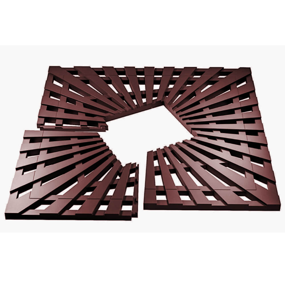 Приствольная решетка для дерева ZKING ATMOSPHERE 1.2х1.2м Коричневая в Гуково фото