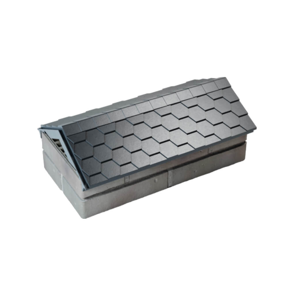 Парапет Zking Эверест Серый с посадкой на 1 кирпич (200/225/255мм) в Гуково фото