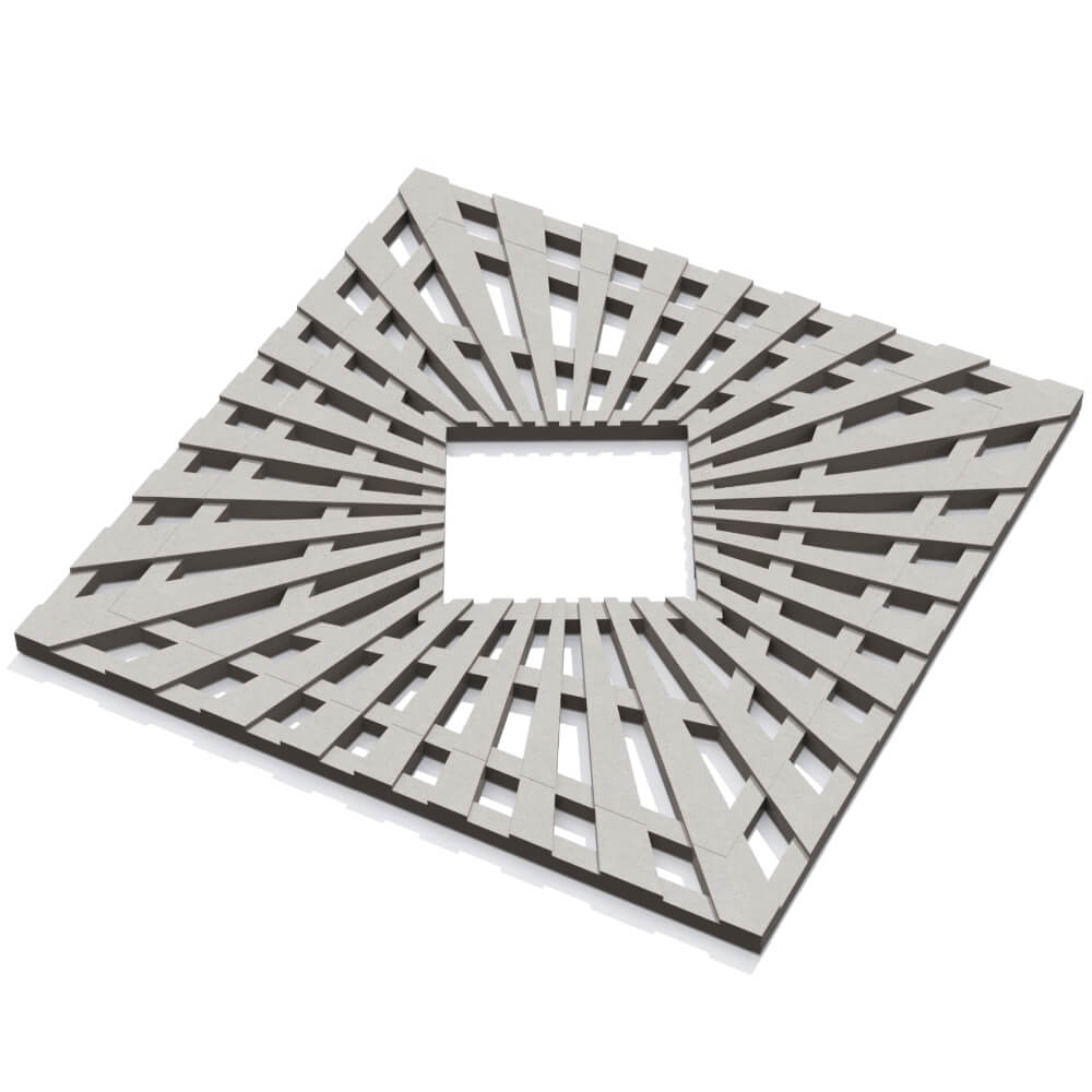 Приствольная решетка для дерева ZKING ATMOSPHERE 1.2х1.2м Бежевая в Гуково фото