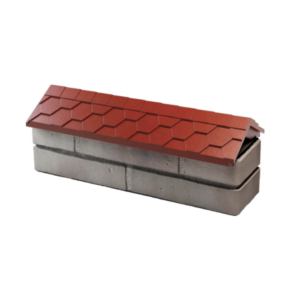 Парапет Zking Эверест Красный с посадкой на 0.5 кирпича (130мм) в Гуково фото