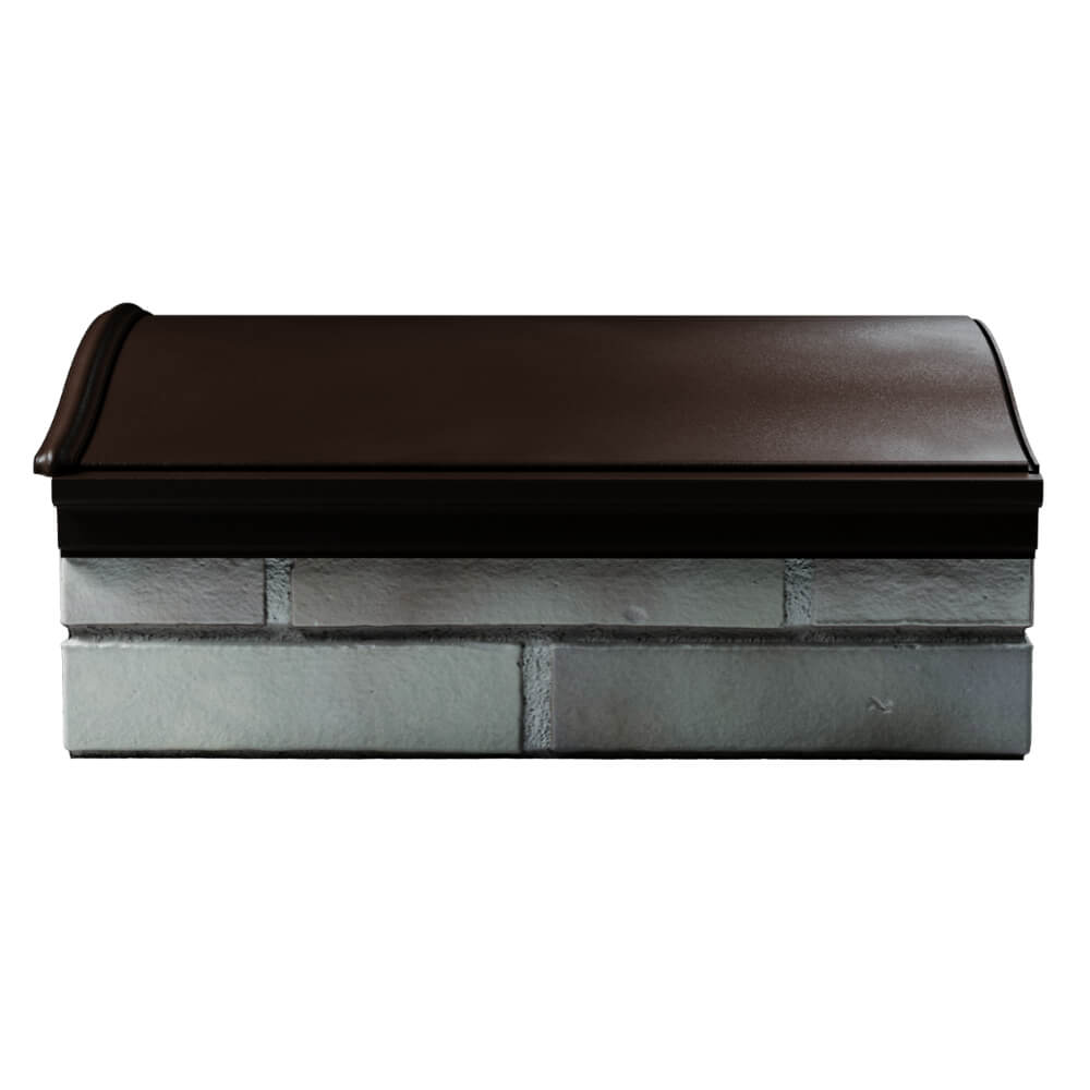 Парапет Zking Монблан Коричневый посадка на 1.5 кирпича (355/385мм) в Гуково фото