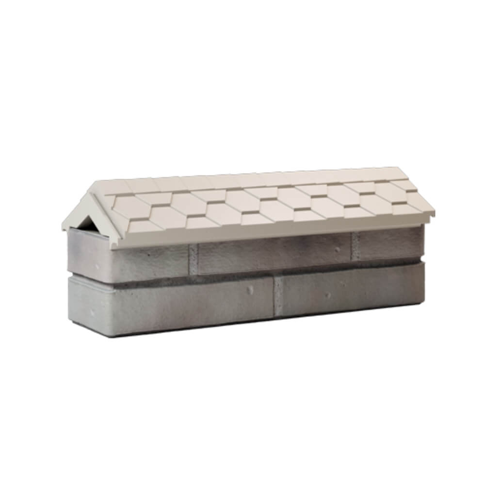 Парапет Zking Эверест Бежевый с посадкой на 0.5 кирпича (130мм) Гуково фото