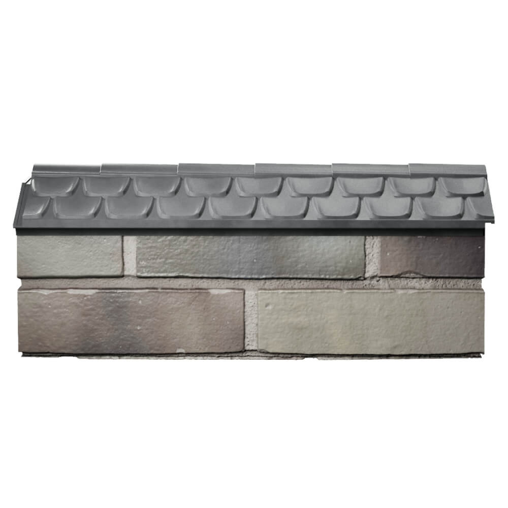 Парапет Zking Эльбрус Серый с посадкой на 0.5 кирпича (130мм) в Гуково фото