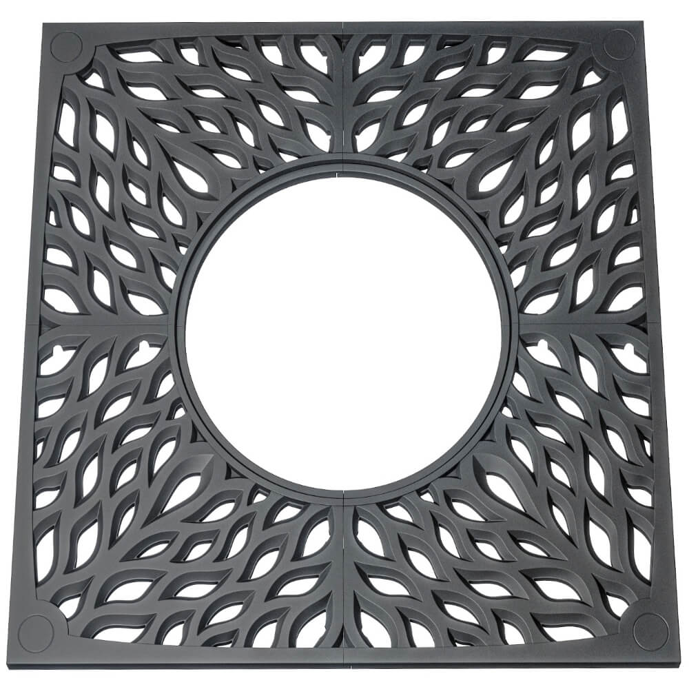 Приствольная решетка для дерева ZKING CRUST 2х2м Черная Гуково фото