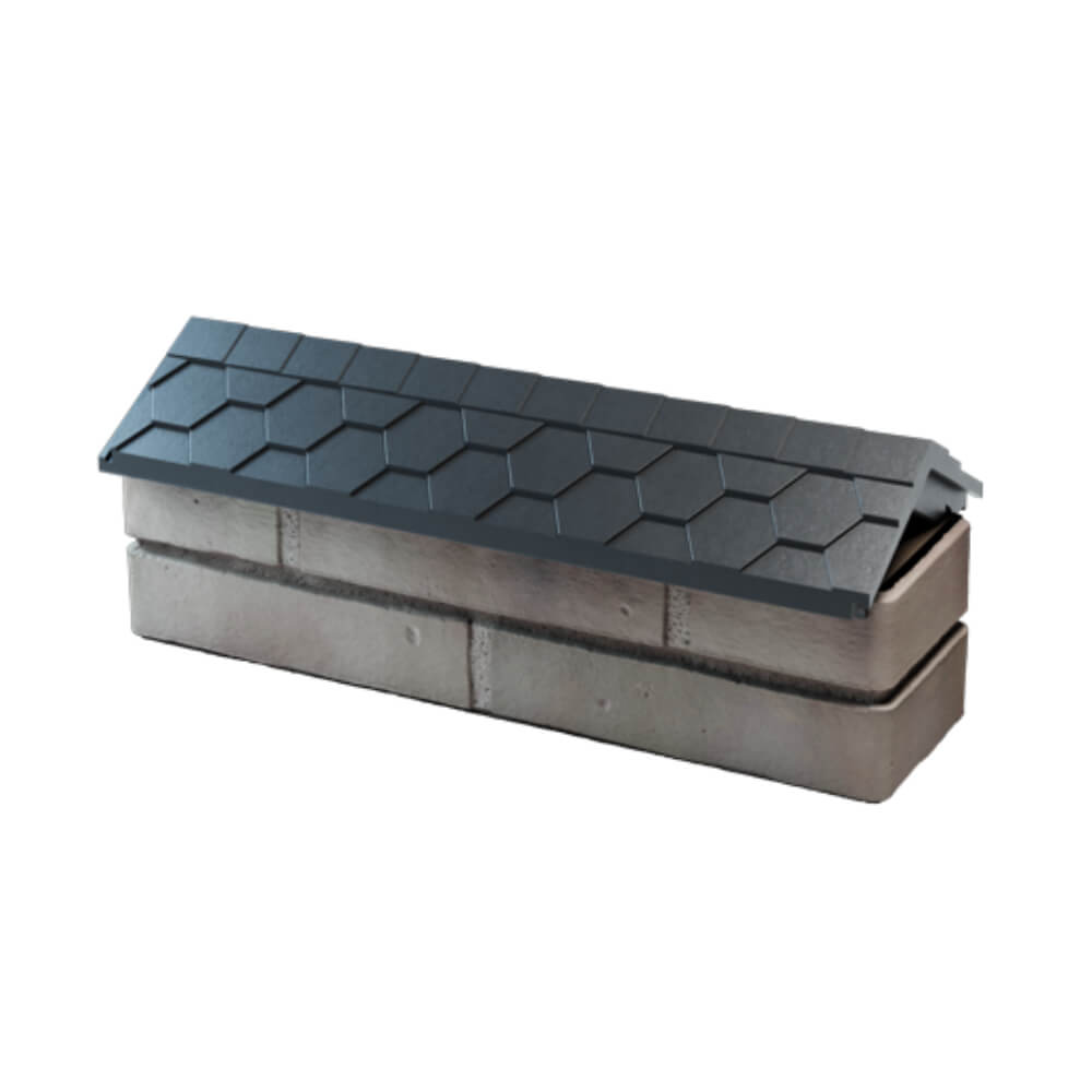 Парапет Zking Эверест Серый с посадкой на 0.5 кирпича (130мм) в Гуково фото