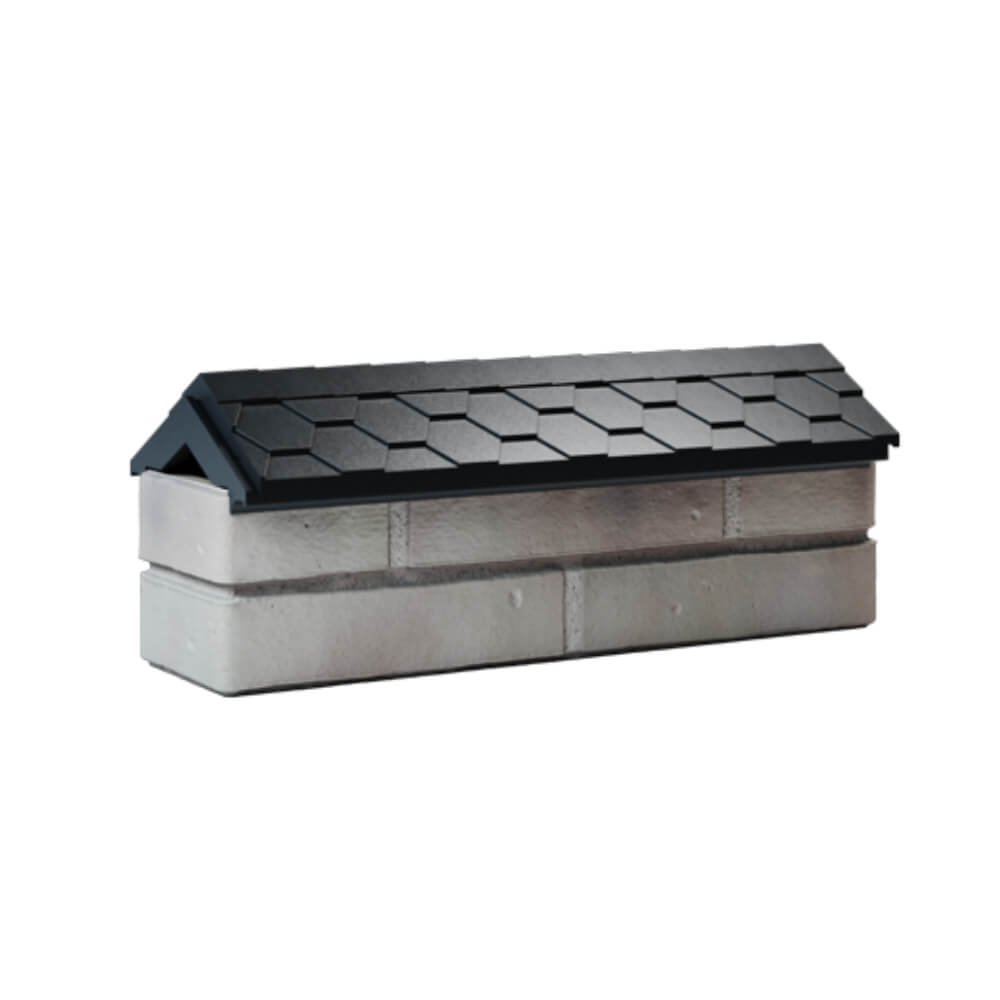 Парапет Zking Эверест Черный с посадкой на 0.5 кирпича (130мм) Гуково фото