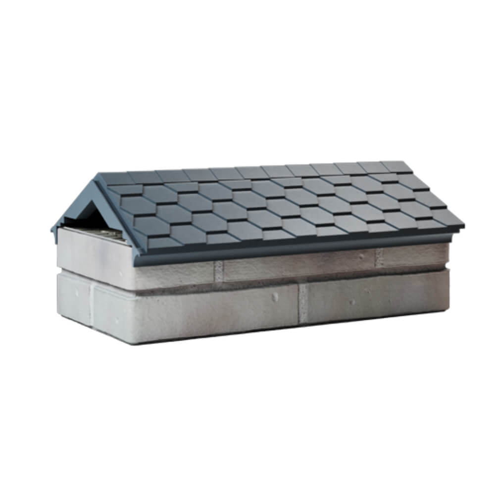 Парапет Zking Эверест Серый с посадкой на 1 кирпич (200/225/255мм) Гуково фото