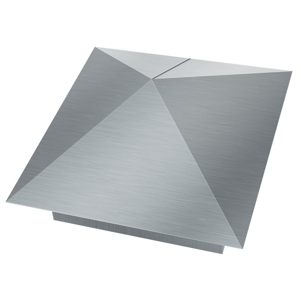 Колпак металлический 380х380мм оцинкованный заборный Гуково фото