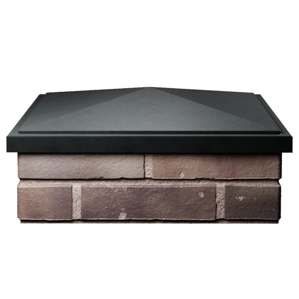 Колпак Zking БонаМоно Черный на столб 2х2 кирпича (515х515, 530х530мм) Гуково фото