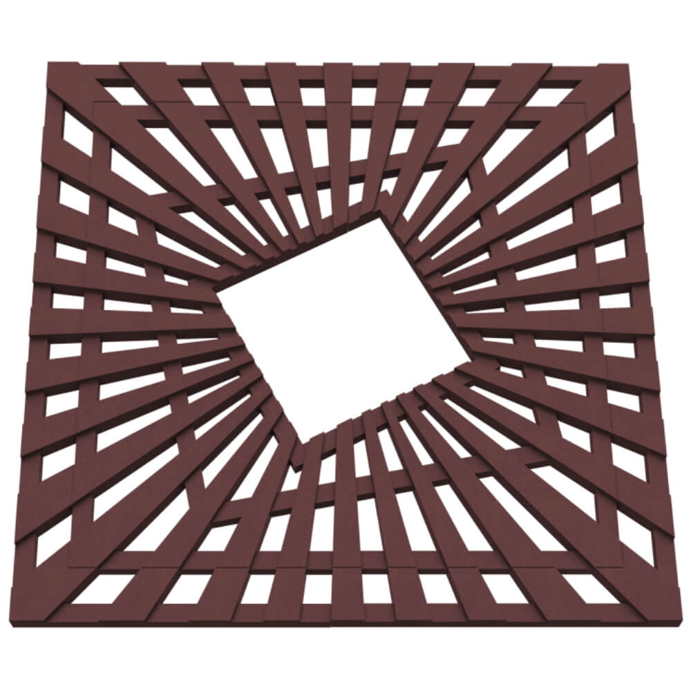 Приствольная решетка для дерева ZKING ATMOSPHERE 1.2х1.2м Коричневая в Гуково фото