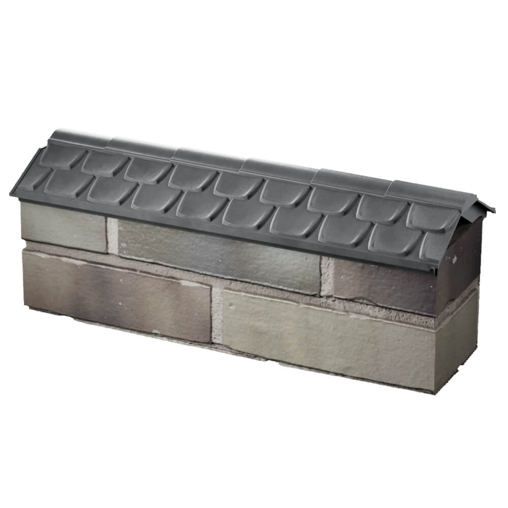 Парапет Zking Эльбрус Серый с посадкой на 0.5 кирпича (130мм) в Гуково фото