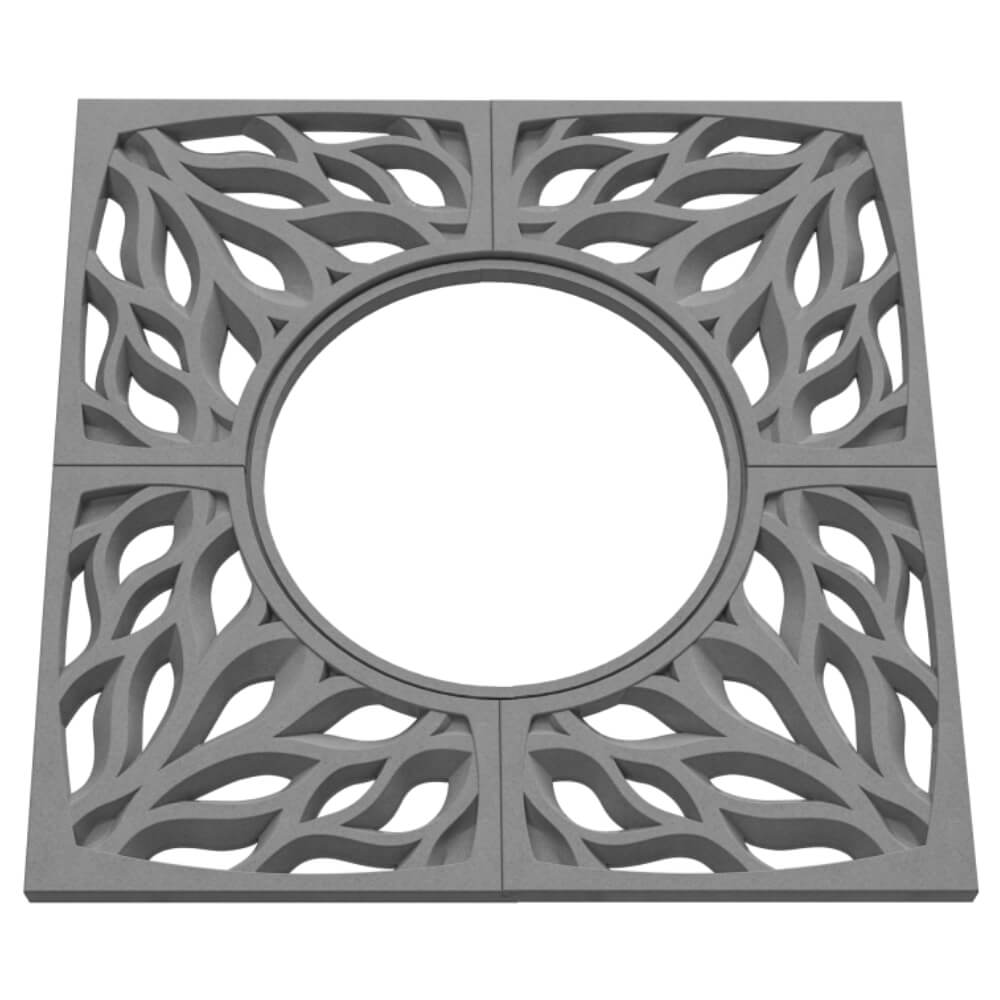 Приствольная решетка для дерева ZKING CRUST 1.2х1.2м Серая в Гуково фото