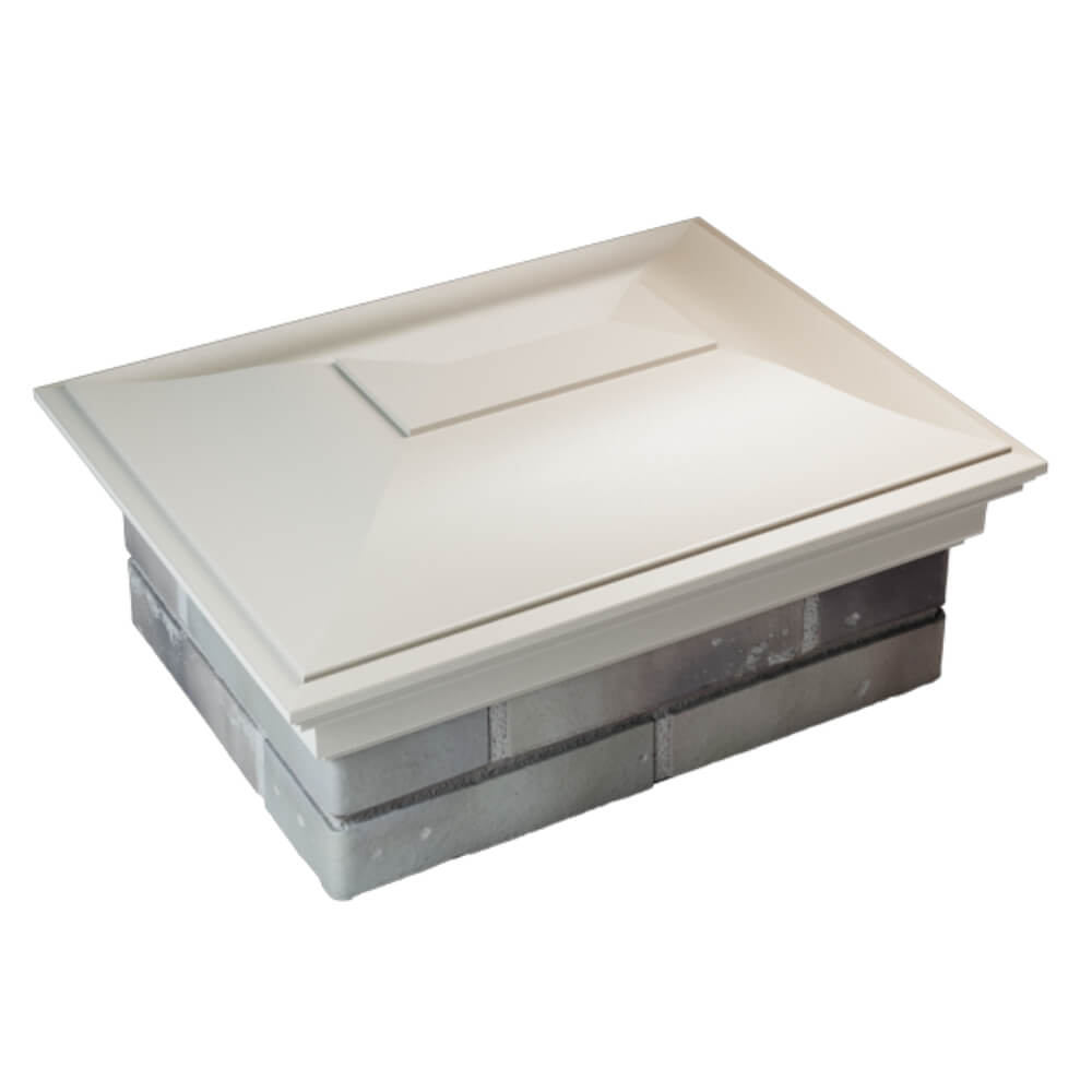 Колпак Zking Монблан Бежевый на столб 2х1.5 кирпича (515х385мм) Гуково фото