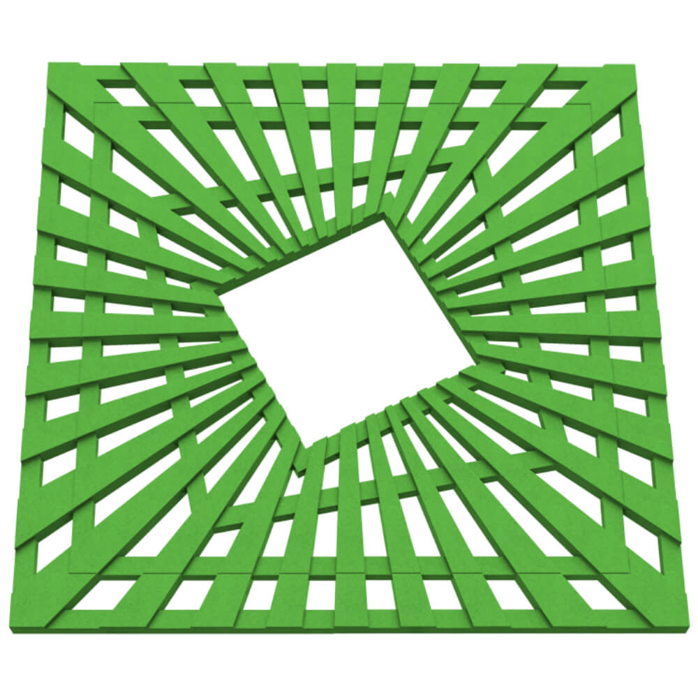 Приствольная решетка для дерева ZKING ATMOSPHERE 1.2х1.2м Зеленая в Гуково фото