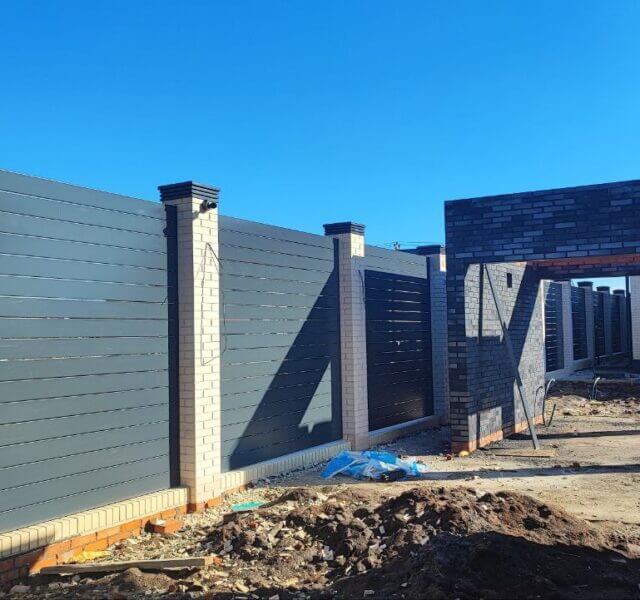 Колпак Zking Бона ХайТек Серый на столб 1.5х1.5 кирпича (385х385мм) в Гуково фото