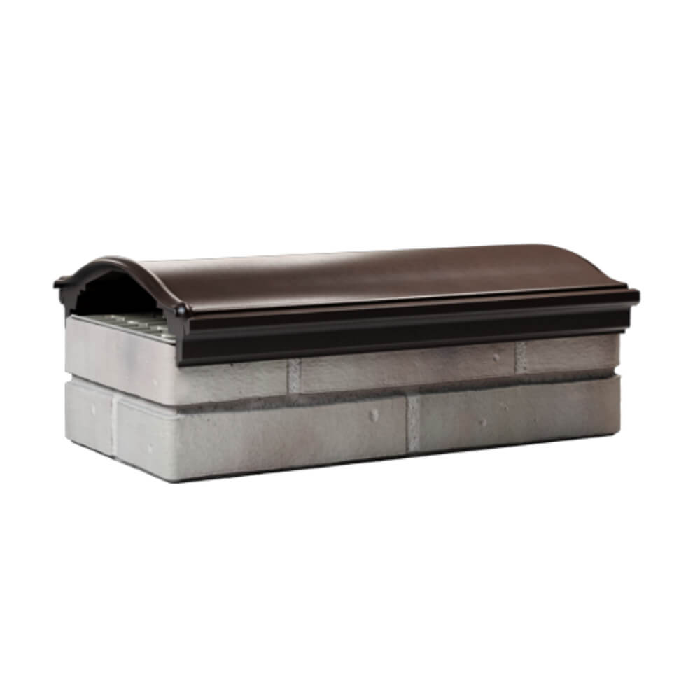 Парапет Zking Монблан Коричневый посадка на 1 кирпич (200/225/255мм) Гуково фото