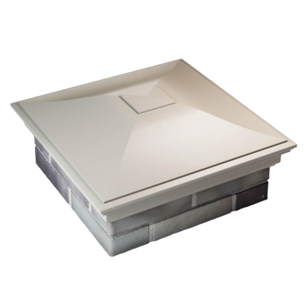 Колпак Zking Монблан Бежевый на столб 2х2 кирпича (515х515мм) Гуково фото