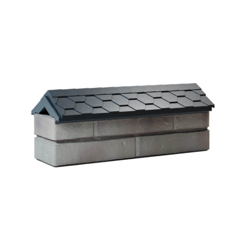 Парапет Zking Эверест Серый с посадкой на 0.5 кирпича (130мм) Гуково фото