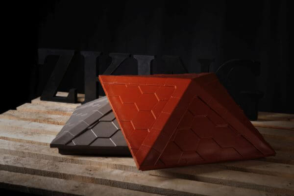 Колпак Zking Эверест Красный на столб 1.5х1.5 кирпича (390х390мм) в Гуково фото