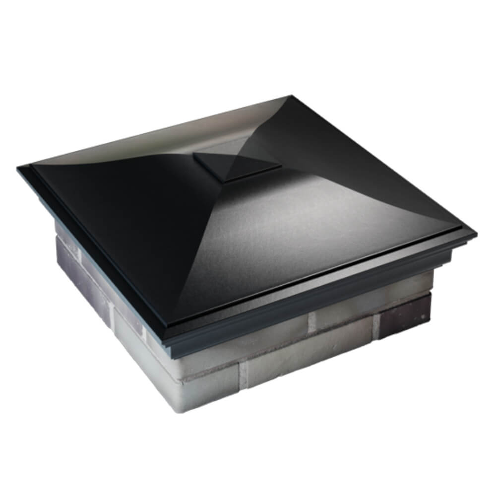 Колпак Zking Монблан Черный на столб 2х2 кирпича (515х515мм) Гуково фото