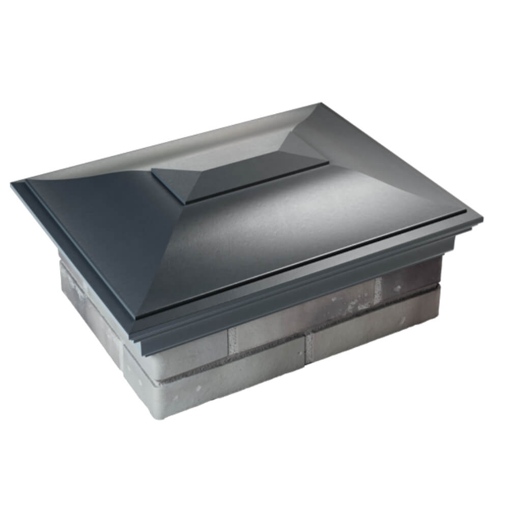 Колпак Zking Монблан Серый на столб 2х1.5 кирпича (515х385мм) Гуково фото