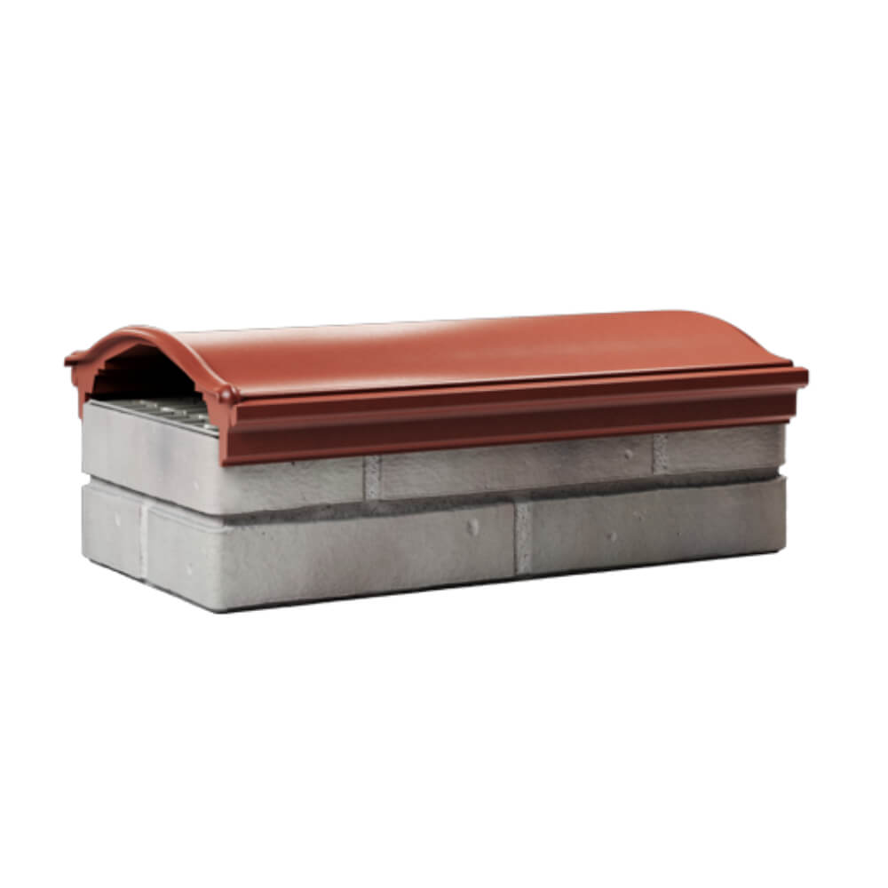 Парапет Zking Монблан Красный посадка на 1 кирпич (200/225/255мм) Гуково фото