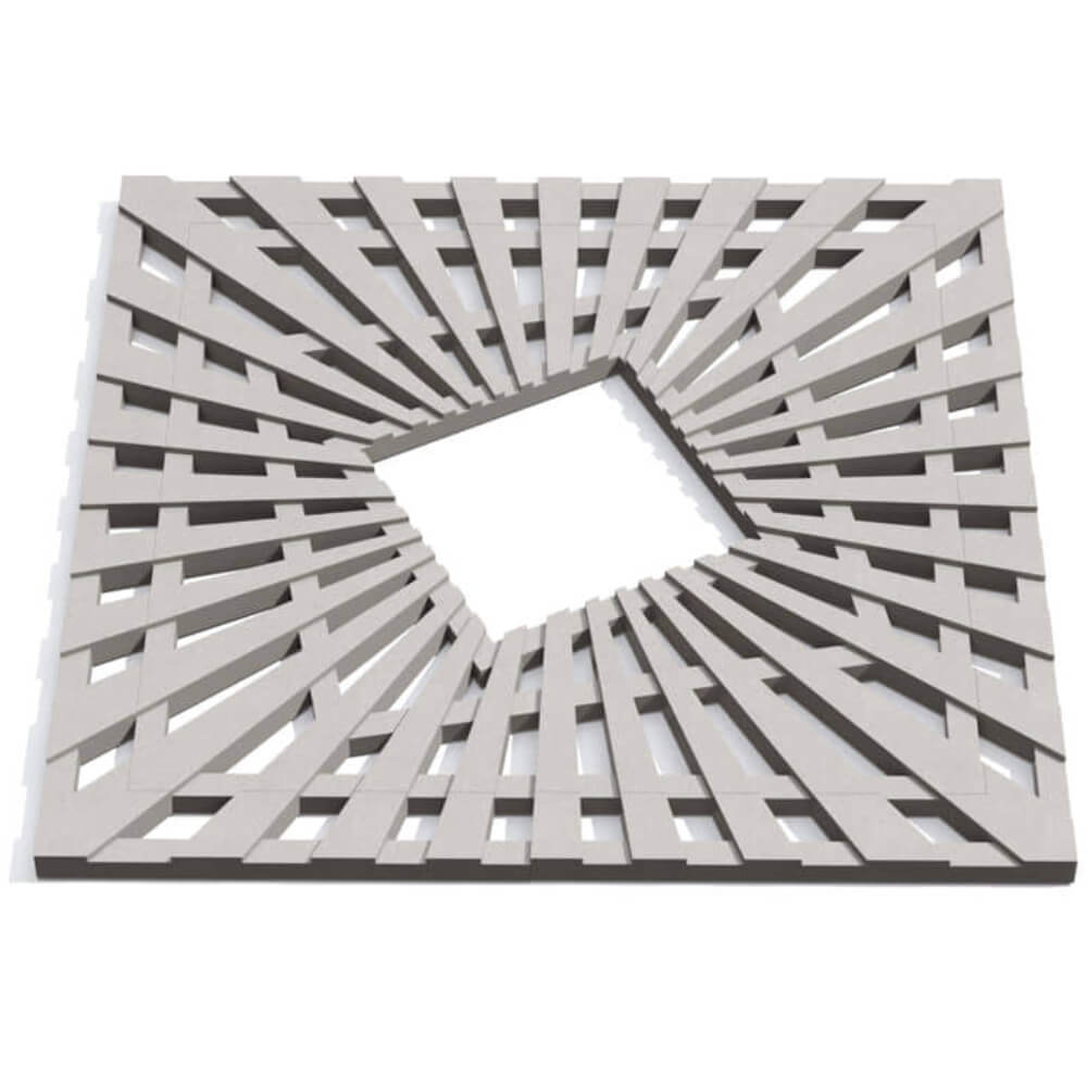 Приствольная решетка для дерева ZKING ATMOSPHERE 1.2х1.2м Бежевая Гуково фото