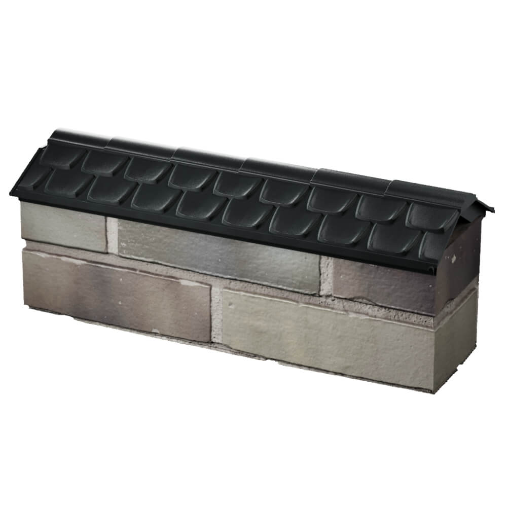 Парапет Zking Эльбрус Черный с посадкой на 0.5 кирпича (130мм) в Гуково фото