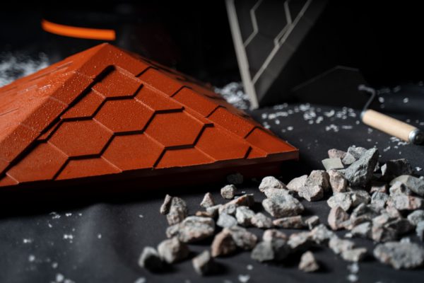 Колпак Zking Эверест Красный на столб 1.5х1.5 кирпича (390х390мм) в Гуково фото