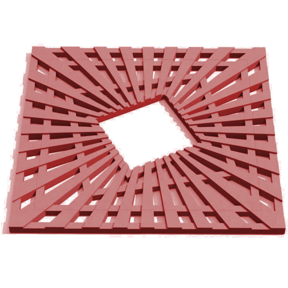 Приствольная решетка для дерева ZKING ATMOSPHERE 1.2х1.2м Красная Гуково фото