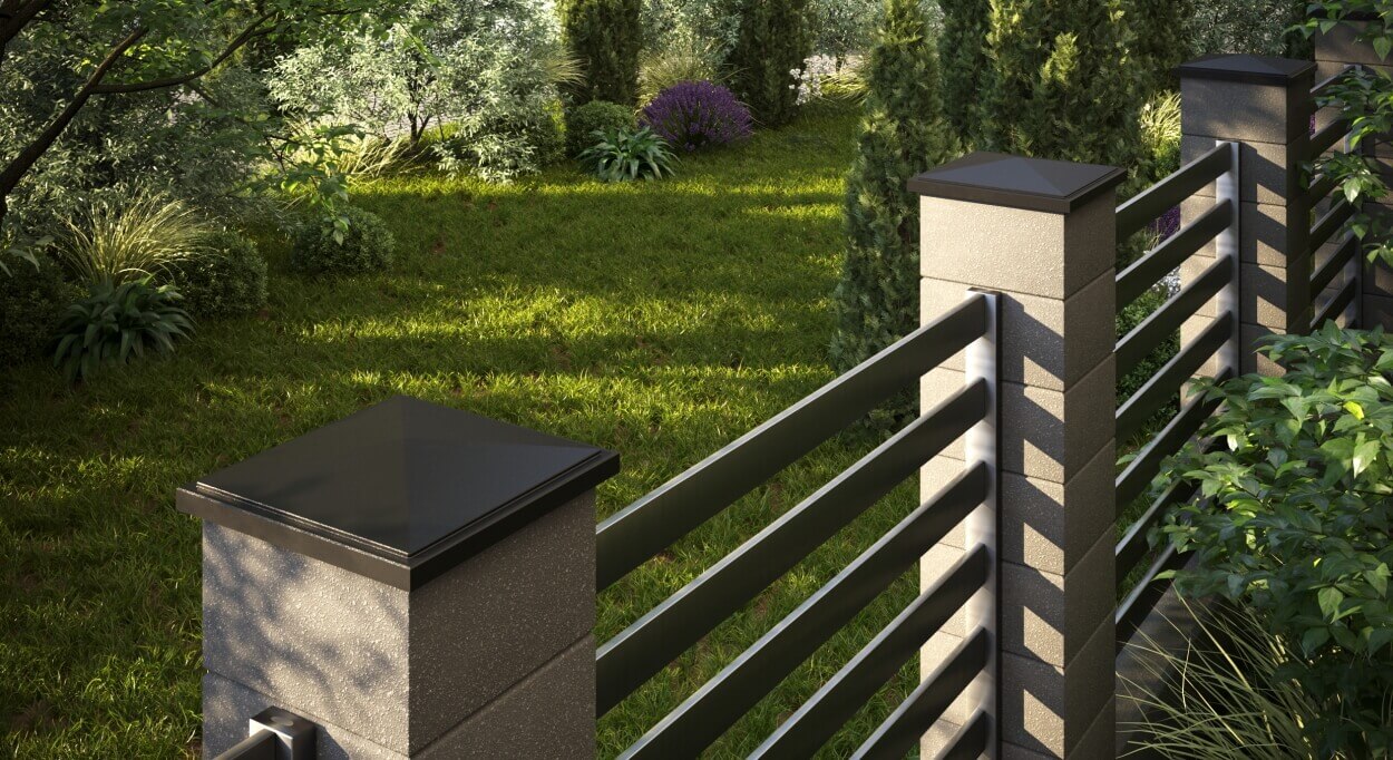 Колпак Zking БонаМоно Коричневый на столб 1.5х1.5 кирпича (385х385, 400х400мм) в Гуково фото