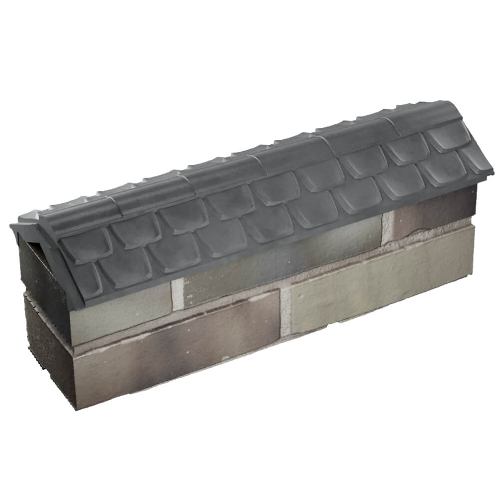 Парапет Zking Эльбрус Серый с посадкой на 0.5 кирпича (130мм) в Гуково фото