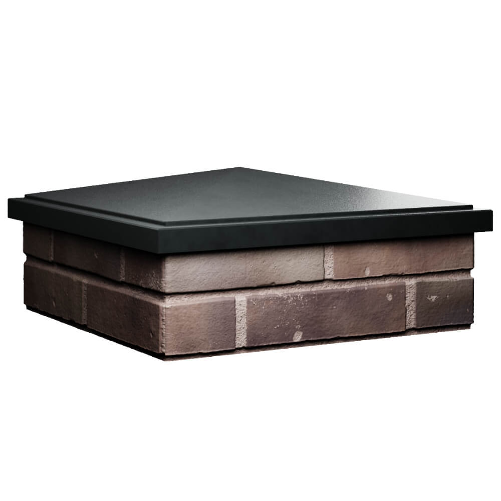 Колпак Zking БонаМоно Черный на столб 2х2 кирпича (515х515, 530х530мм) в Гуково фото