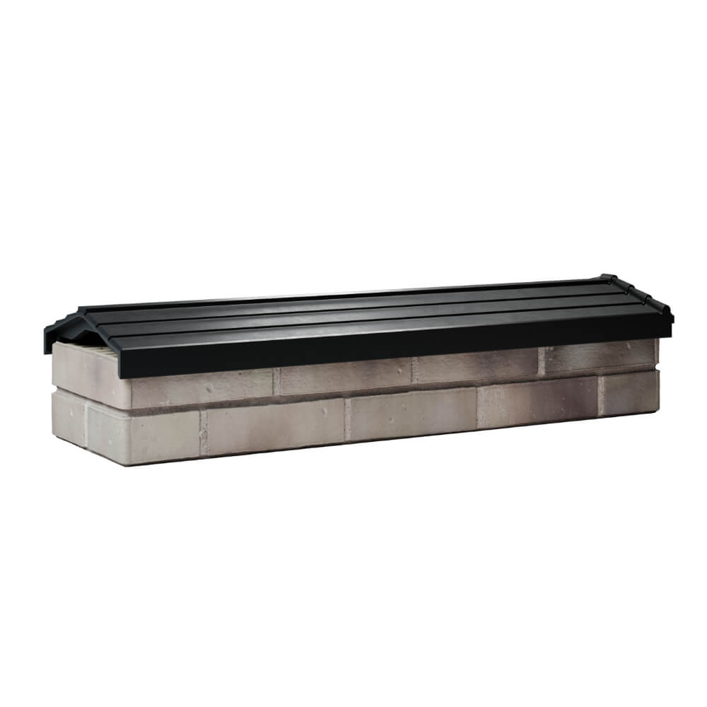 Парапет Zking Бона ХайТек Черный посадка на 0.5 кирпича (130мм) Гуково фото