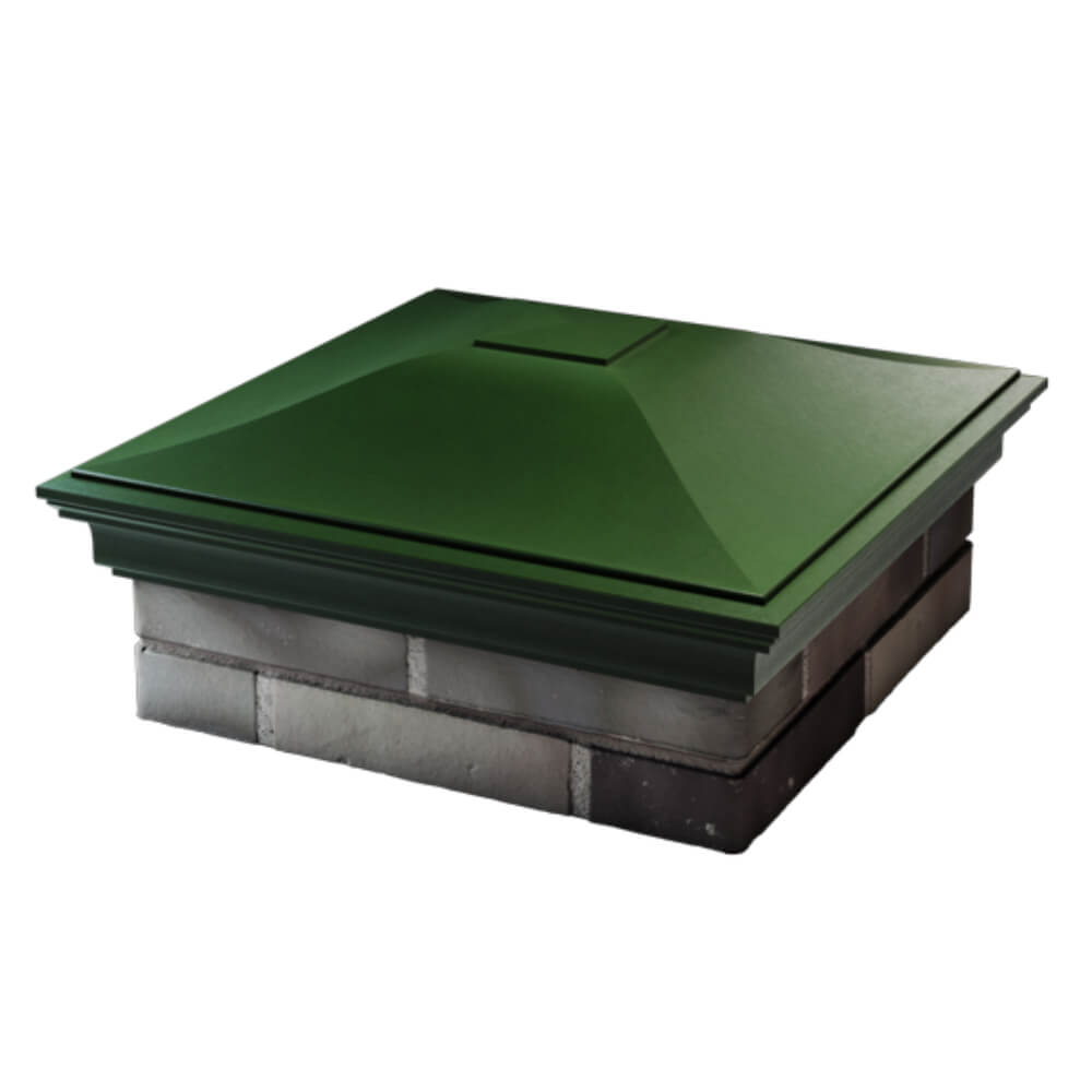 Колпак Zking Монблан Зеленый на столб 2х2 кирпича (515х515мм) в Гуково фото