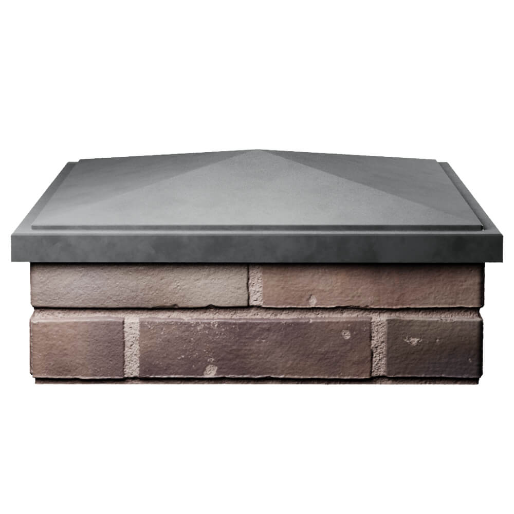 Колпак Zking БонаМоно Серый на столб 2х2 кирпича (515х515, 530х530мм) Гуково фото