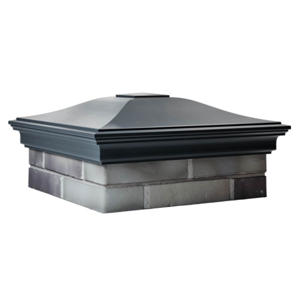 Колпак Zking Монблан Серый на столб 2х2 кирпича (515х515мм) в Гуково фото