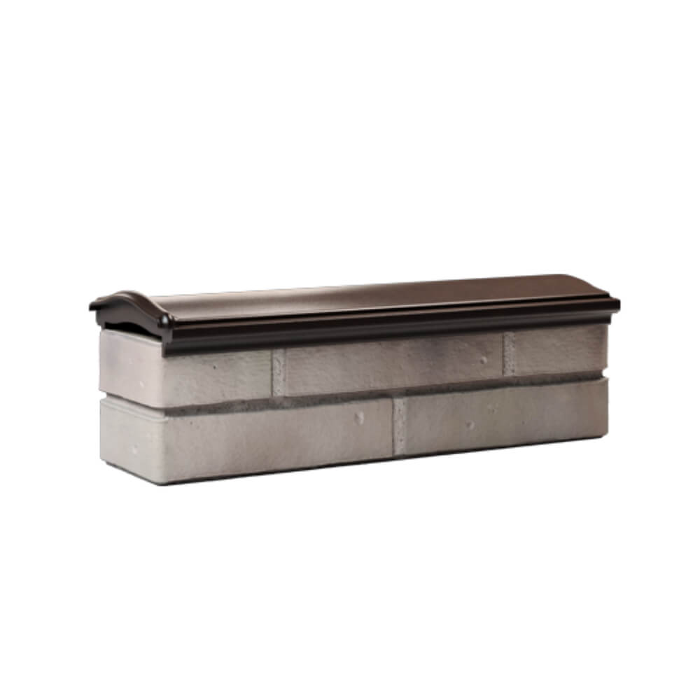 Парапет Zking Монблан Коричневый посадка на 0.5 кирпича (130мм) Гуково фото