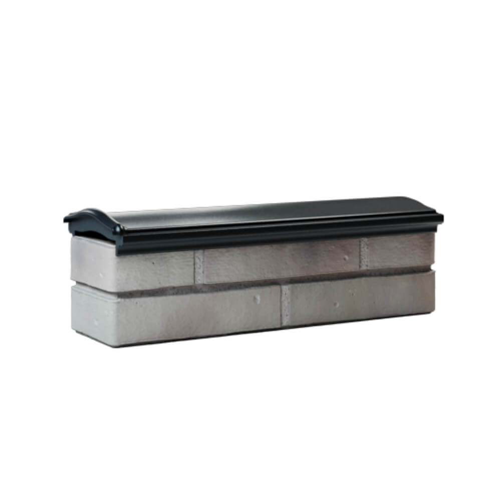 Парапет Zking Монблан Черный посадка на 0.5 кирпича (130мм) Гуково фото