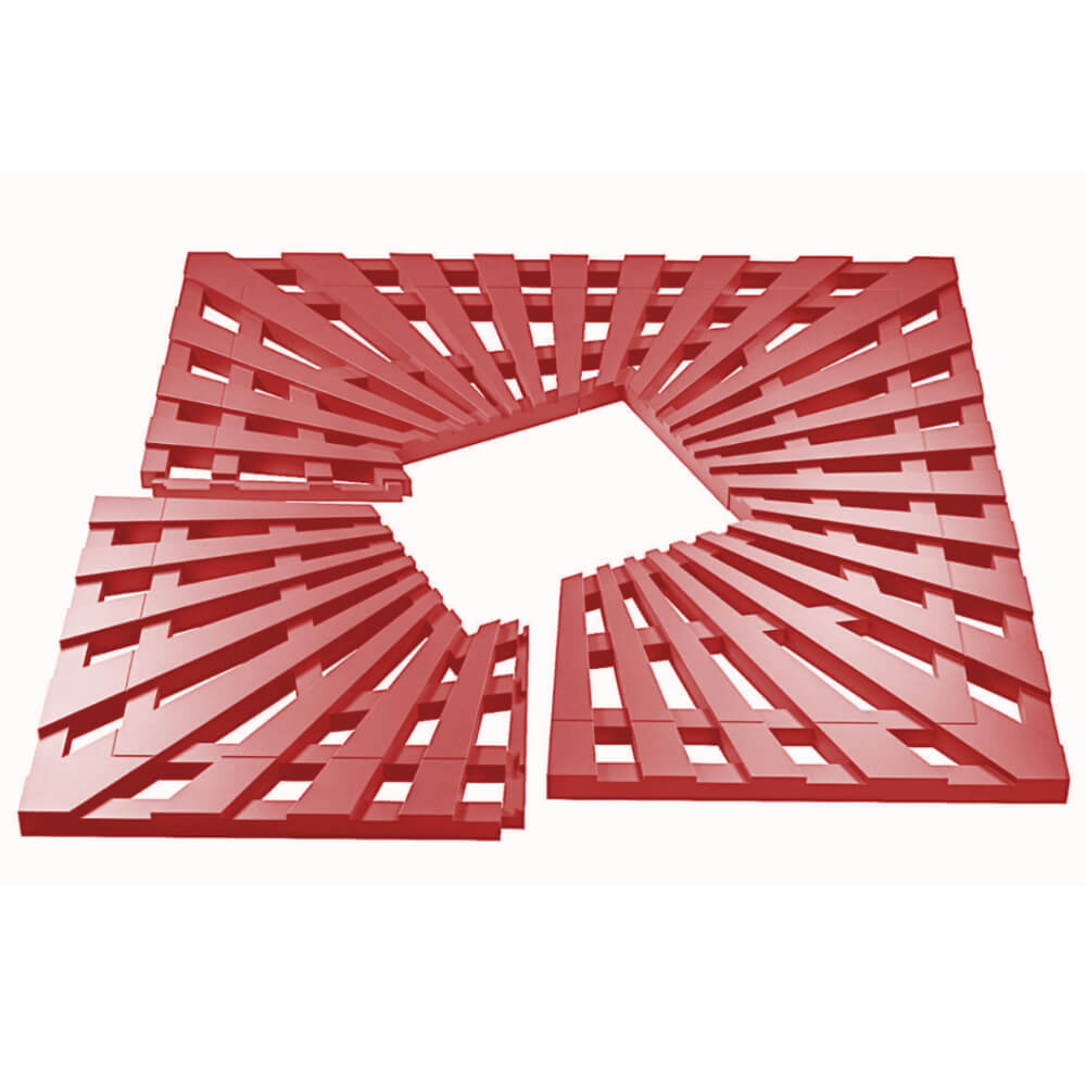 Приствольная решетка для дерева ZKING ATMOSPHERE 1.2х1.2м Красная в Гуково фото