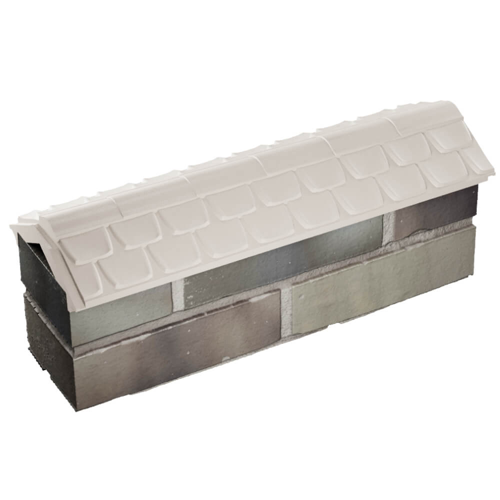 Парапет Zking Эльбрус Бежевый с посадкой на 0.5 кирпича (130мм) в Гуково фото