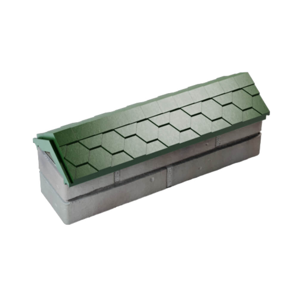 Парапет Zking Эверест Зеленый с посадкой на 0.5 кирпича (130мм) в Гуково фото