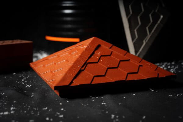 Колпак Zking Эверест Красный на столб 1.5х1.5 кирпича (390х390мм) в Гуково фото