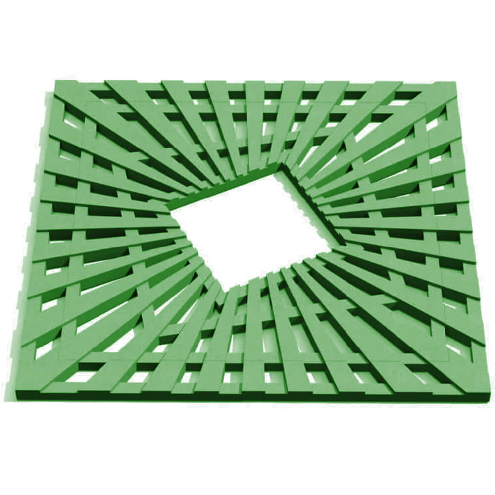 Приствольная решетка для дерева ZKING ATMOSPHERE 1.2х1.2м Зеленая Гуково фото